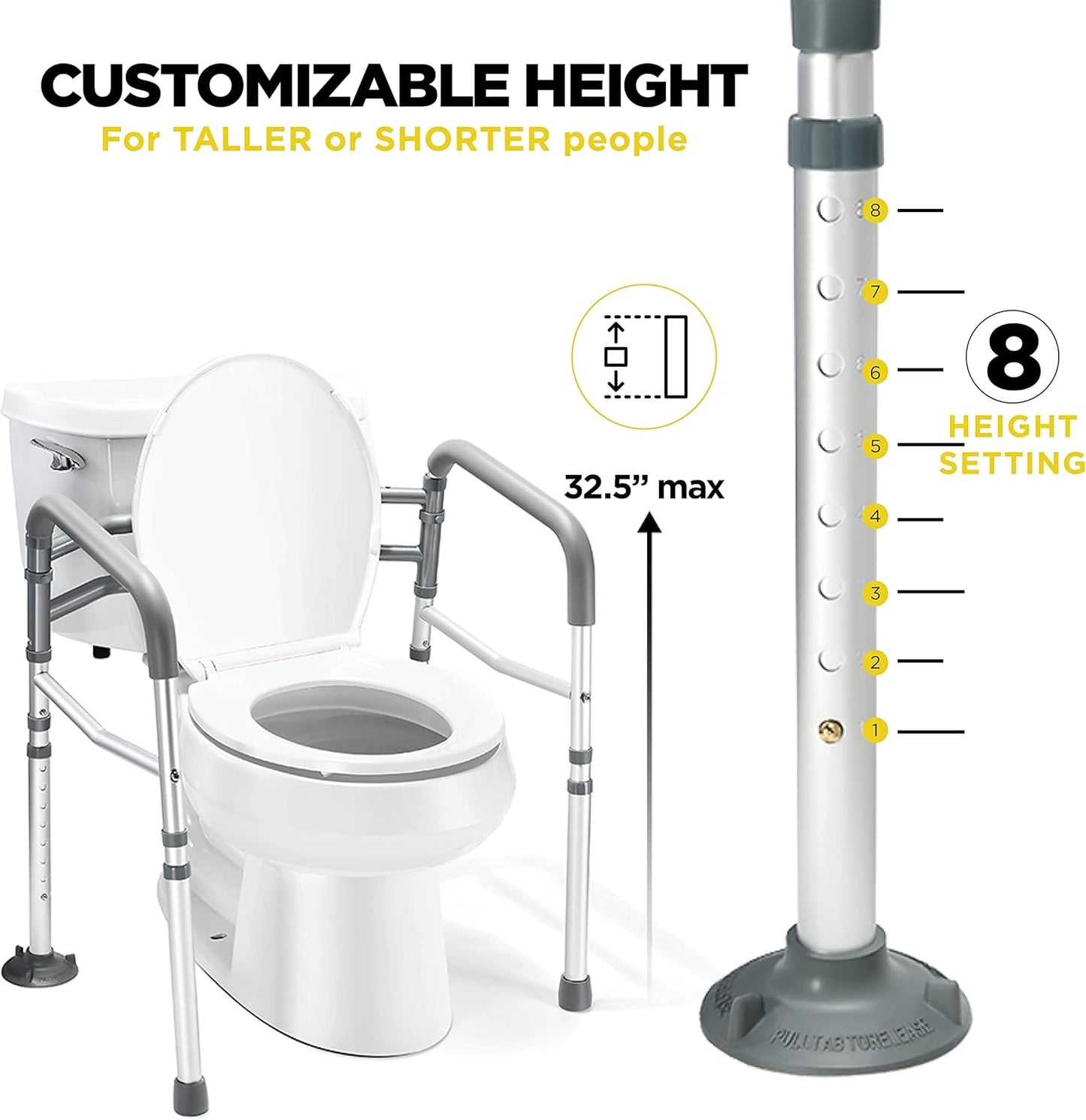 GripStander Toilet Rail