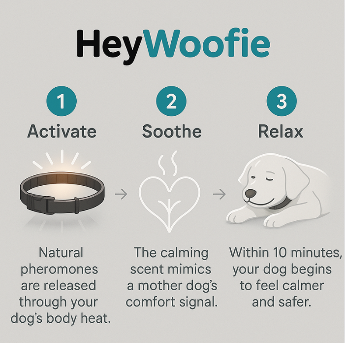 HeyWoofie™ Calming Dog Collar